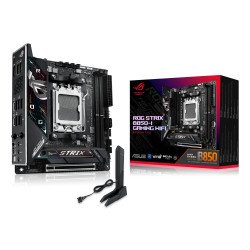 Tarjeta madre ASUS ROG STRIX B850-I GAMING WIFI, AMD, socket AM5, Ryzen 7000 Series, 8000 Series, 9000 Series, DDR5-SDRAM, 96 GB
