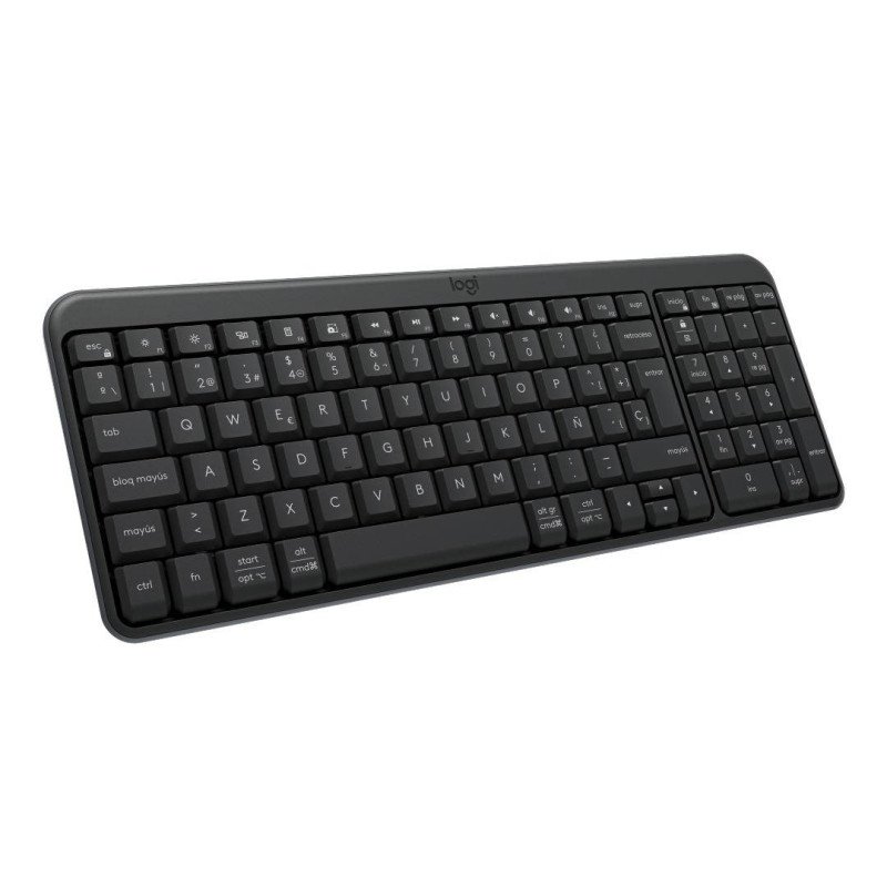 Teclado Logitech K250 920-013445 inalámbrico, color grafito.