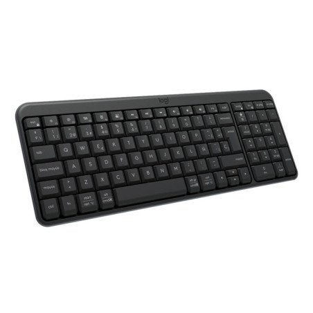 Teclado Logitech K250 920-013445 inalámbrico, color grafito.