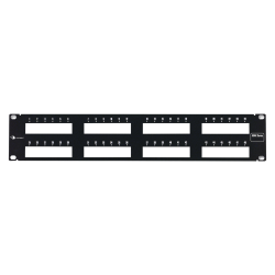 Patch Panel MAX Modular, de 48 Puertos, Plano, 1UR
