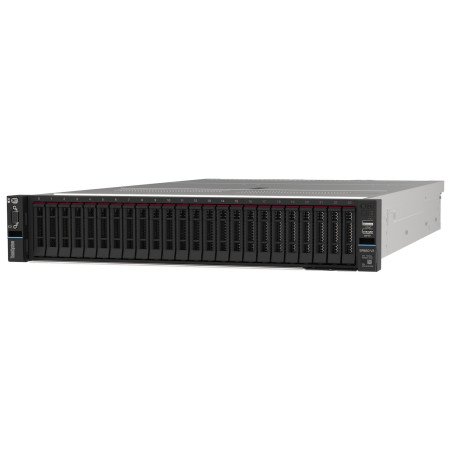 Servidor Lenovo thinksystem SR630 v3 Intel Xeon Silver 4510 12c 150w 2.4 GHz, RAM 1x32 GB, raid 9350 8i 2 GB, 8x 2.5 SAS, SATA