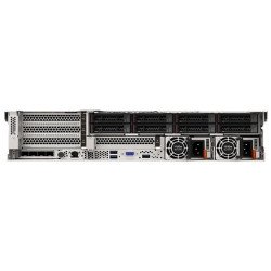 Servidor Lenovo thinksystem SR630 v3 Intel Xeon Silver 4510 12c 150w 2.4 GHz, RAM 1x32 GB, raid 9350 8i 2 GB, 8x 2.5 SAS, SATA