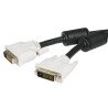 Cable DVI-D a DVI-D, Macho, Macho, negro