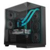 Gabinete gamer media torre Tank majestic7600, Max Mb ATX, legend negro