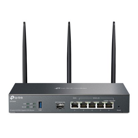 Router TP-Link Omada ER706W, Doble banda (2,4 GHz / 5 GHz), Ethernet, Negro, Enrutador de escritorio / poste