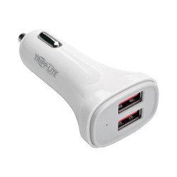Cargador USB Tripp-Lite U280-C02-S2 - Auto, USB, Color blanco, 5 V