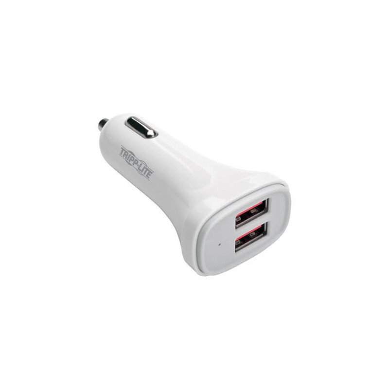Cargador USB Tripp-Lite U280-C02-S2 - Auto, USB, Color blanco, 5 V