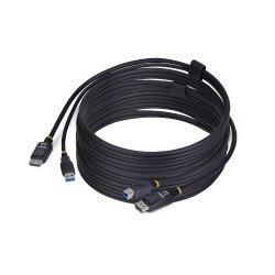 copia de Cable KVM DisplayPort de Doble Pantalla con USB 5Gbps de 1.8m - 4K 60Hz - DP 1.2
