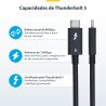 copia de Cable Thunderbolt 5 de 3m - 80Gbps hasta 120Gbps - PD 240W - 8K 60Hz