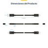 copia de Cable Thunderbolt 5 de 3m - 80Gbps hasta 120Gbps - PD 240W - 8K 60Hz