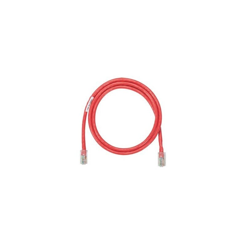Cable de parcheo UTP Categoría 5e, con plug modular en cada extremo - 3 m. - Rojo