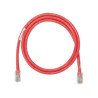 Cable de parcheo UTP Categoría 5e, con plug modular en cada extremo - 3 m. - Rojo