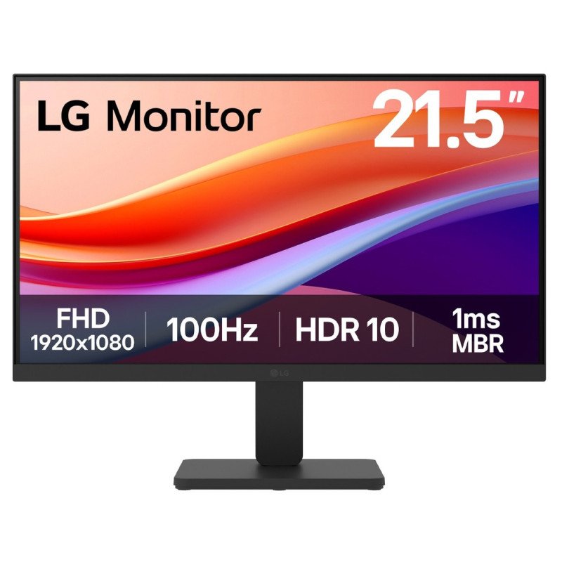 Monitor LG 22U401A-B, 54.6 cm (21.5"), 1920 x 1080 Pixeles, Full HD, LED, 5 ms, Negro