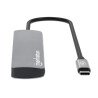 Hub Alámbrico Manhattan 190459, USB 3.2 Gen 1 (3.1 Gen 1) Type-C, 100 W, 10,100,1000 Mbit/s, Gris, Space Grey