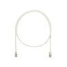 Cable de parcheo UTP Categoría 5e, con plug modular en cada extremo - 6 m. - Blanco Mate Cable de parcheo UTP Categoría 5e, con plug modular en cada extremo - 6 m. - Blanco Mate