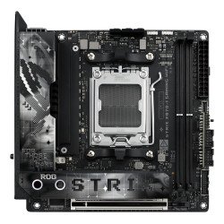 Tarjeta madre ASUS ROG STRIX X870-I GAMING WIFI, AMD, socket AM5, Ryzen 7000, 8000, 9000 Series, DDR5-SDRAM, 96 GB, DIMM
