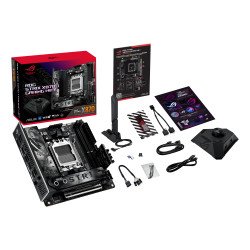 Tarjeta madre ASUS ROG STRIX X870-I GAMING WIFI, AMD, socket AM5, Ryzen 7000, 8000, 9000 Series, DDR5-SDRAM, 96 GB, DIMM