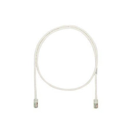 Cable de parcheo UTP Categoría 5e, con plug modular en cada extremo - 1 m. - Blanco mate
