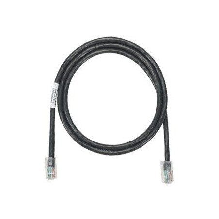 Cable de parcheo UTP Categoría 5e, con plug modular en cada extremo - 1.5 m. - Negro