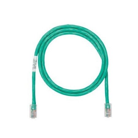 Cable de parcheo UTP Categoría 5e, con plug modular en cada extremo - 1.5 m. - Verde