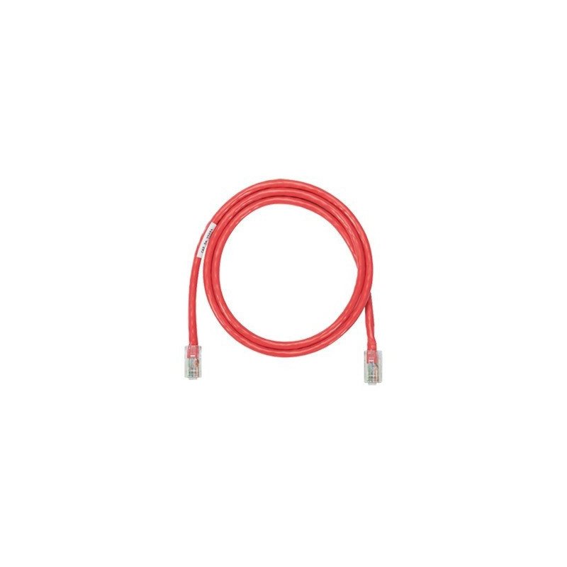 Cable de parcheo UTP Categoría 5e, con plug modular en cada extremo - 1.5 m. - Rojo