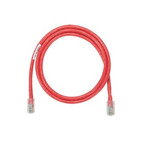Cable de parcheo UTP Categoría 5e, con plug modular en cada extremo - 1.5 m. - Rojo