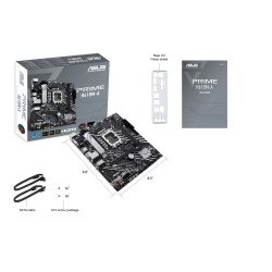 Tarjeta madre Asus PRIME H610M-A Intel s-1700 14a gen, 2x DDR5 4800, HDMI, DP, VGA, 2x m.2, 2x USB 3.2, micro ATX