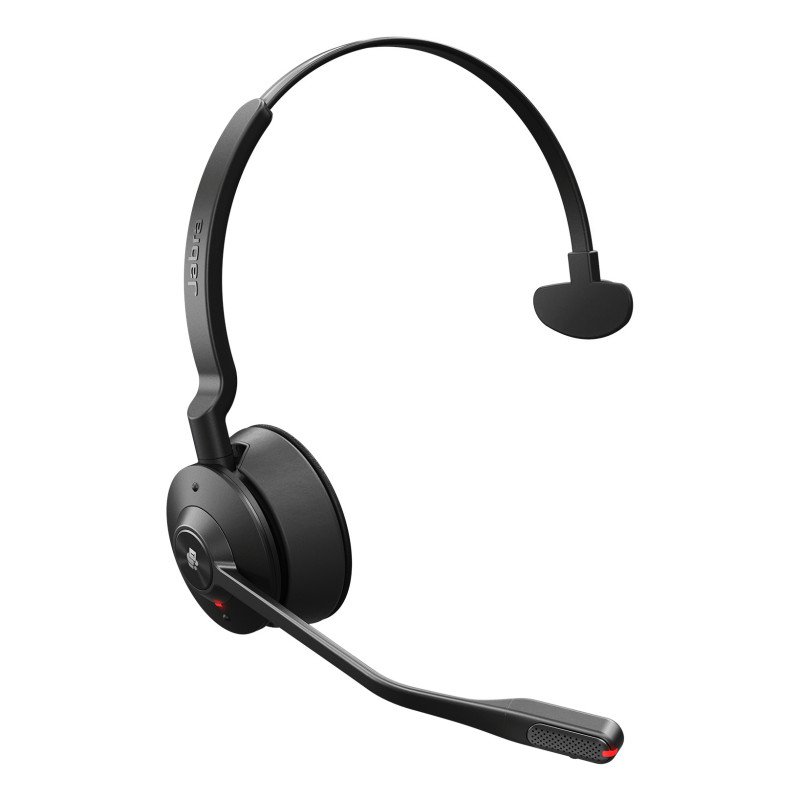 Diadema mono Jabra Engage 55 SE, Inalámbrico, 40 - 16000 Hz, Oficina/Centro de llamadas, 57 g, Auriculares, Negro