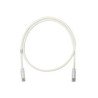 Cable de parcheo UTP Categoría 6, con plug modular en cada extremo - 3 m. - Blanco mate