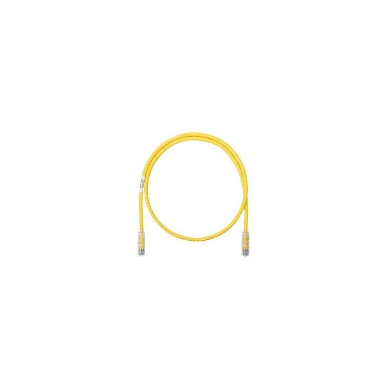 Cable de parcheo UTP Categoría 6, con plug modular en cada extremo - 4.3 m. - Amarillo