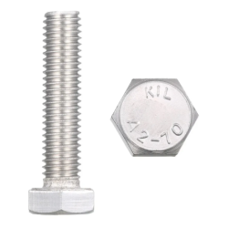 Paquete de 6 tornillos y tuercas de Acero inoxidable 3/4 x 4.