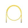 Cable de parcheo UTP Categoría 6, con plug modular en cada extremo - 6 m. - Amarillo