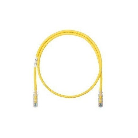 Cable de parcheo UTP Categoría 6, con plug modular en cada extremo - 1 m. - Amarillo
