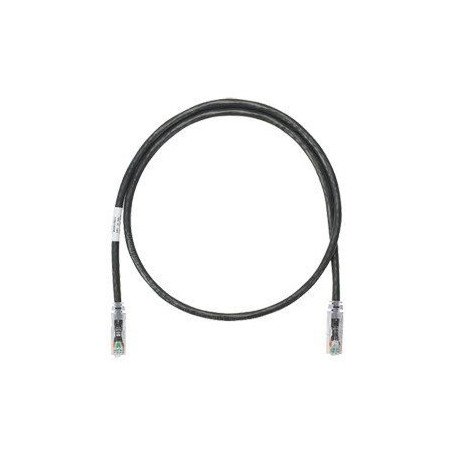Cable de parcheo UTP Categoría 6, con plug modular en cada extremo - 1.5 m. - Negro
