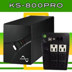 DataShield nobreak ks-800 pro 800 va/480 watts 6 contactos