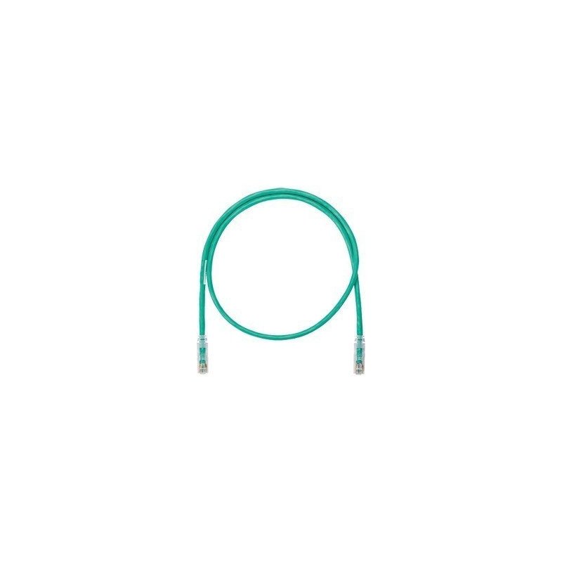 Cable de parcheo UTP Categoría 6, con plug modular en cada extremo - 1.5 m. - Verde