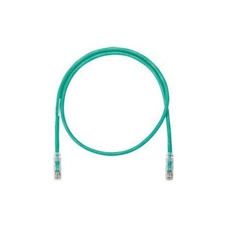 Cable de parcheo UTP Categoría 6, con plug modular en cada extremo - 1.5 m. - Verde