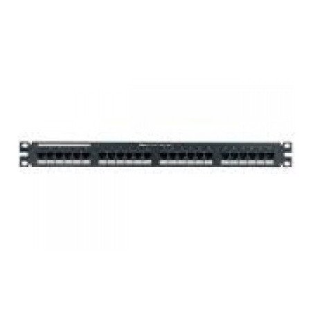 Panel de parcheo punchdown, Categoría 6 de 24 puertos, 1UR