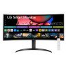 Monitor LG 34SR60QC-B, 86.4 cm (34"), 3440 x 1440 Pixeles, Wide Quad HD, LED, 5 ms, Negro