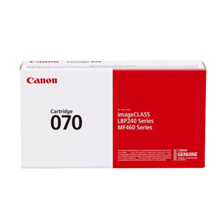 Tóner negro estándar Canon 070, 3000 páginas, Negro