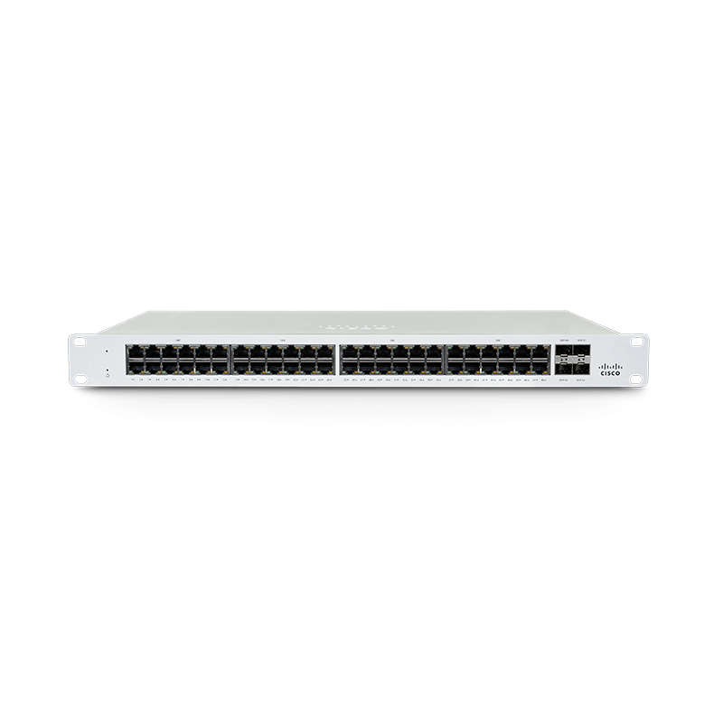 Cisco Meraki MS MS130-48X-HW 48 Puertos Gestionable Conmutador Ethernet, Gigabit Ethernet, 2.5 Gigabit Ethernet, 10/100/1000Base