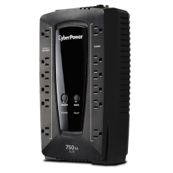 No break con regulador Cyberpower 750va cp avr UPS 12contactos compacto tel red USB ser 3años