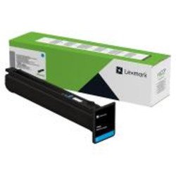 Cartucho de tóner Lexmark Láser, Programa de Retorno, Azul ciánico, Original, 12000 Páginas