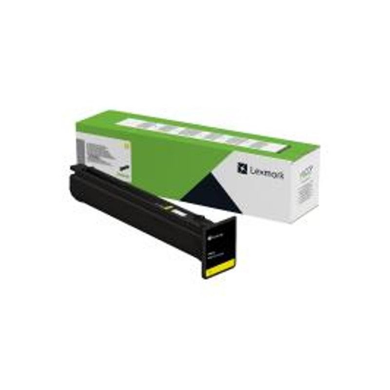 Cartucho de tóner Lexmark Láser, Programa de Retorno, Amarillo, Original, 12000 Páginas