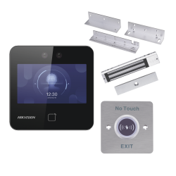 Kit de control de acceso todo incluido con lector de rostros, qrs y ta