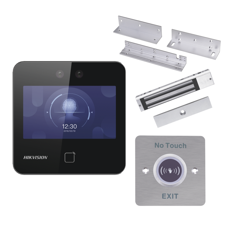Kit de control de acceso todo incluido con lector de rostros, qrs y ta