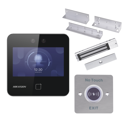 Kit de control de acceso todo incluido con lector de rostros, qrs y ta