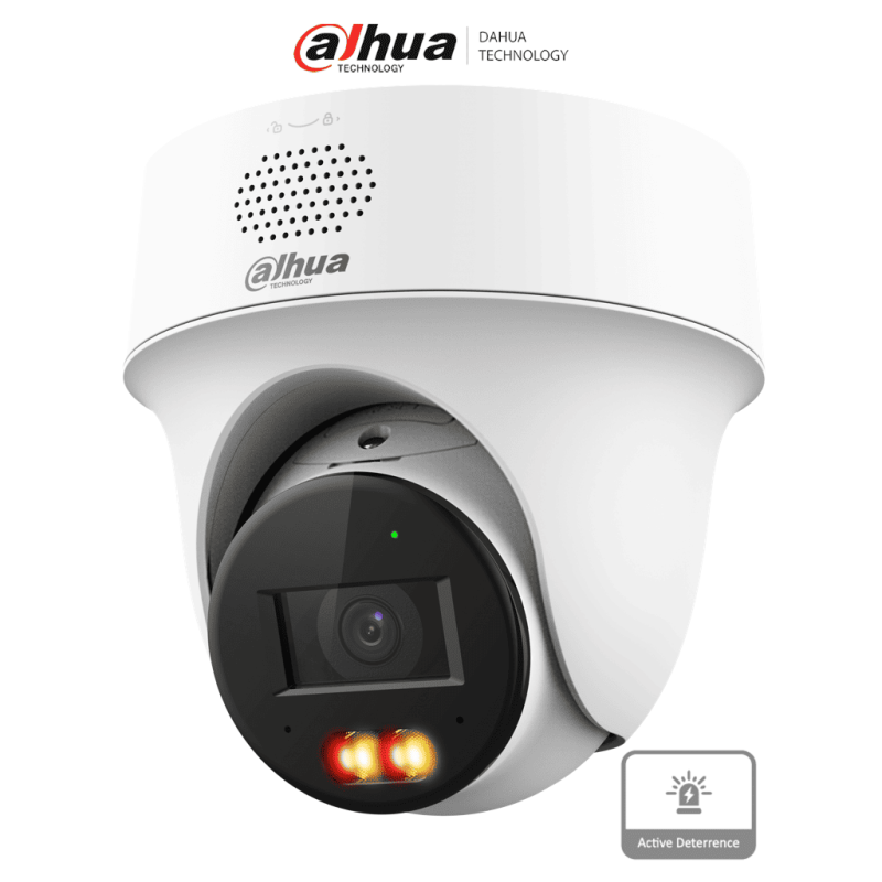 Cámara PT IP domo de 2 Megapixeles, Lente de 2, 8 mm, 30 Metros de Iluminación Dual Inteligente, Audio dos vías, Detección de hu