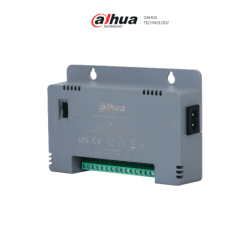 Fuente de Poder con Distribuidor para 8 Canales/12 VCD 4 Amperes, Voltaje de Salida Ajustable de 12, 13, 5 y hasta 15 VDC, Prote