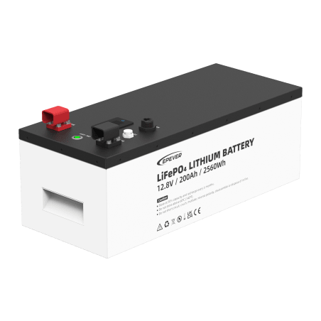 Batería de litio LiFeO4 12, 8Vcc, 200Ah, 2, 56Kwh, Pantalla LCD para M